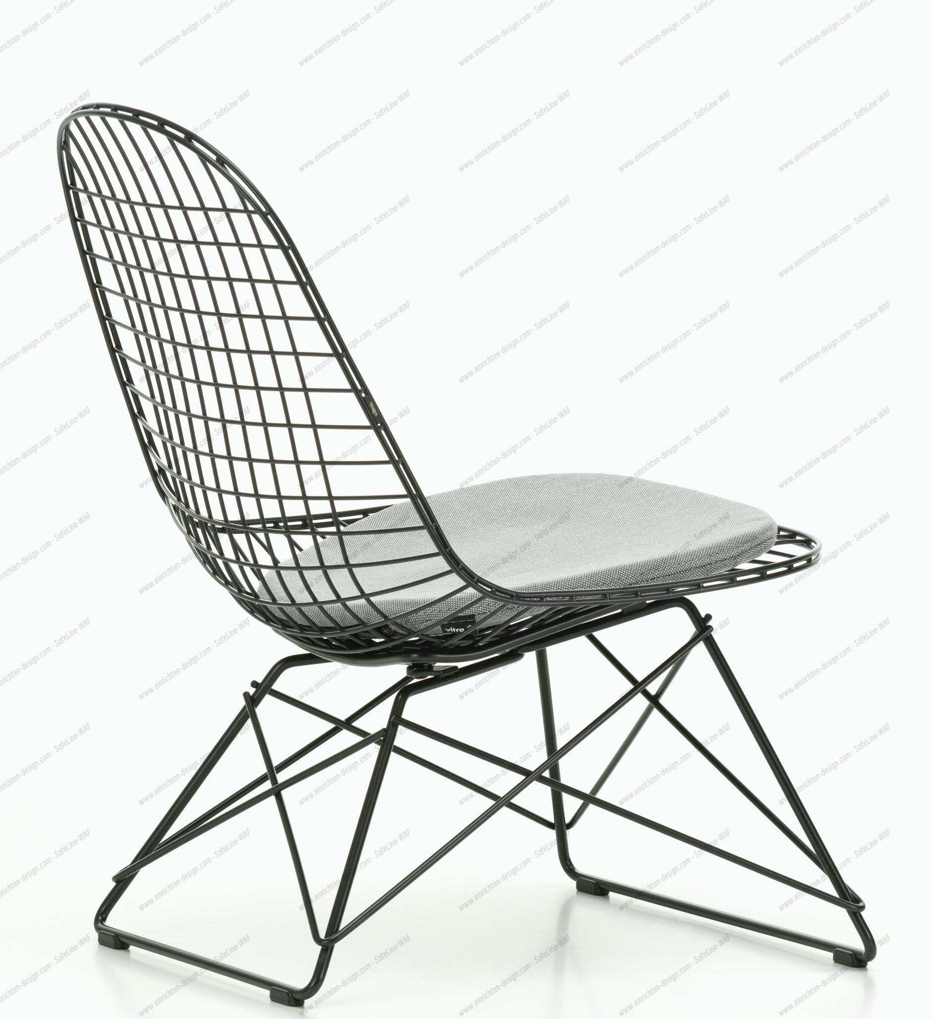 LKR-5 Wire Chair Chair with Seat Cushion Vitra