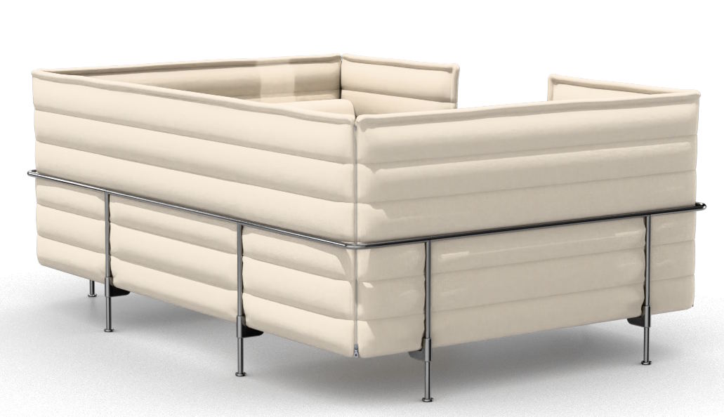 Alcove Cabin 2-seater lowback sofa Vitra
