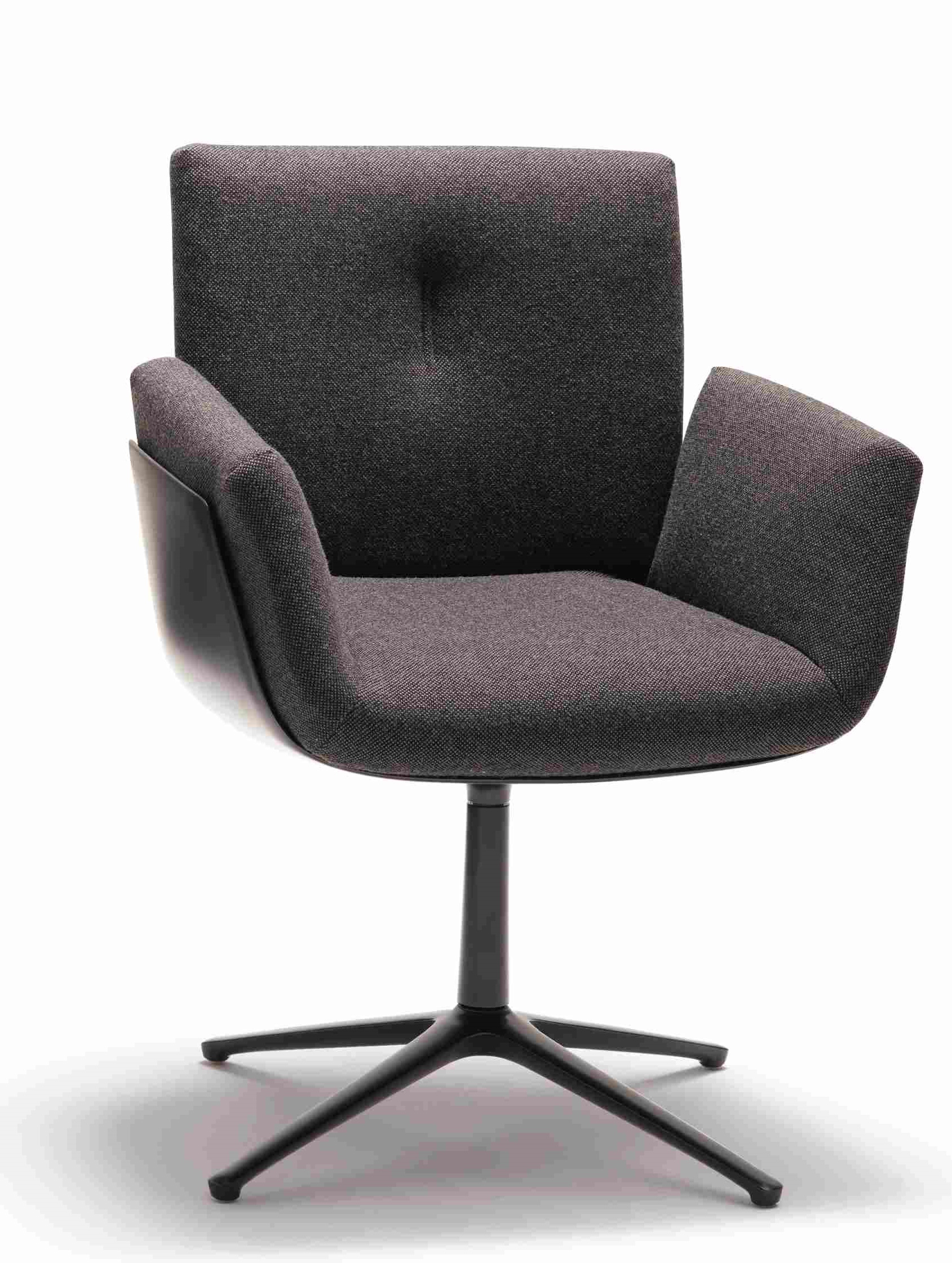 Alvo Armrest Swivel Chair with 4-leg Cor  