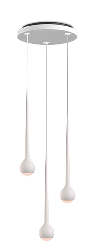 Falling Sun Water pendant light Grau