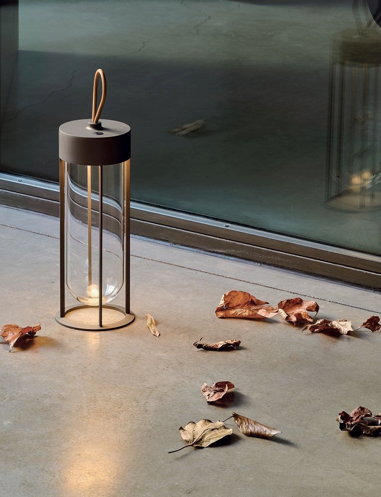 In Vitro Unplugged Battery lamp / Table lamp Flos Black