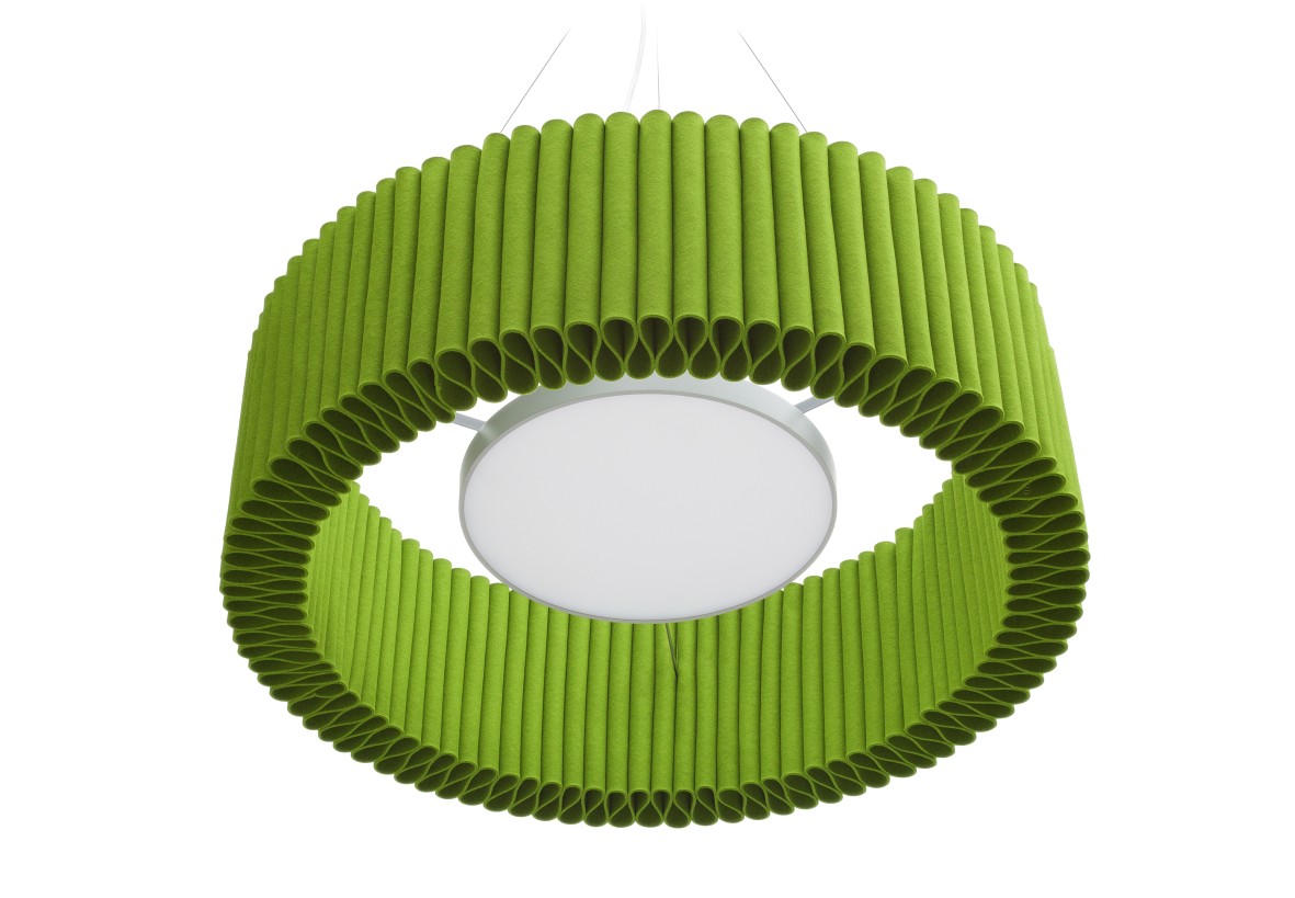 Wave ceiling object incl. suspension device Hey Sign