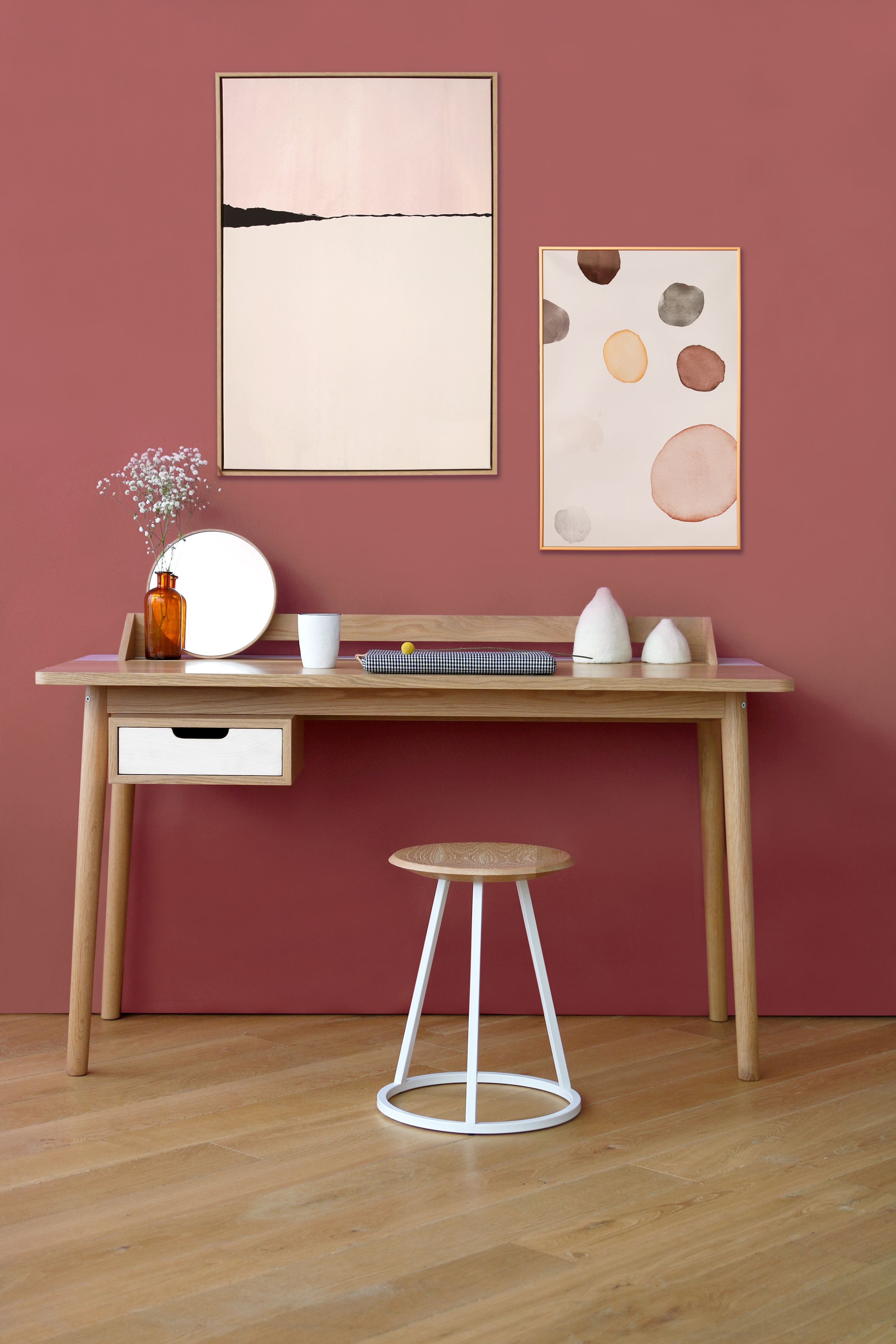 Honoré desk oak Hartô