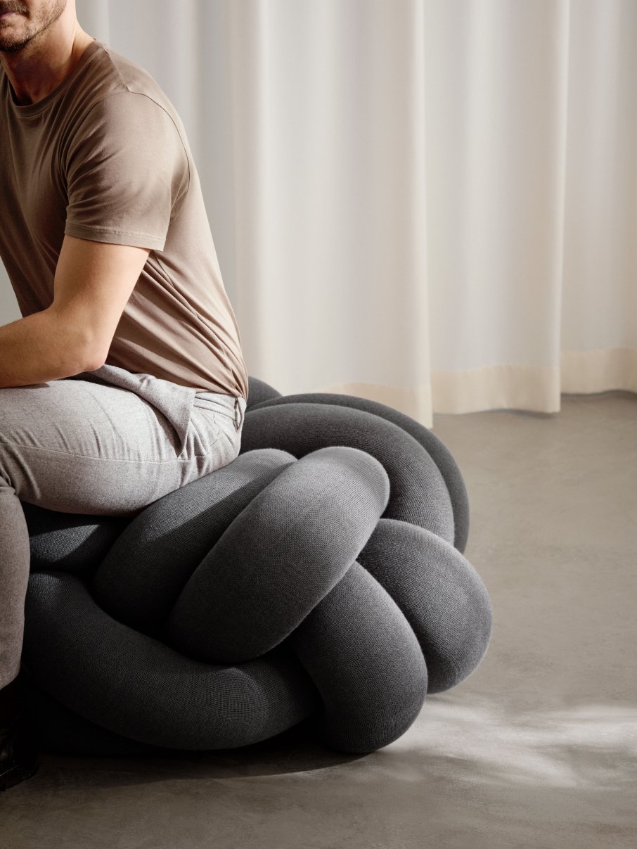 Knot XL Seat Cushion Design House Stockholm Forest