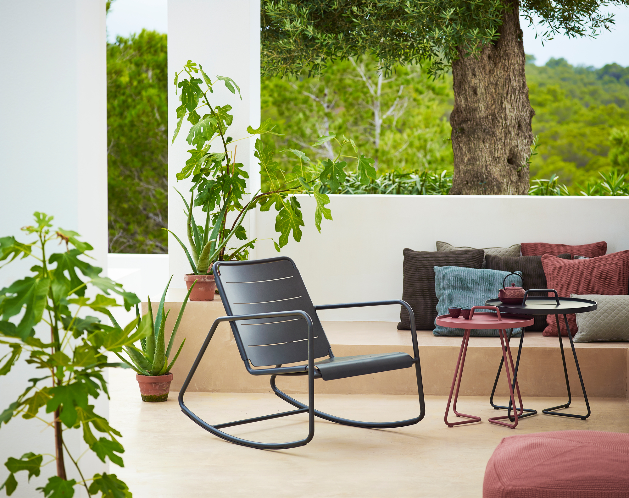 Copenhagen Outdoor Rocking chair Cane-Line