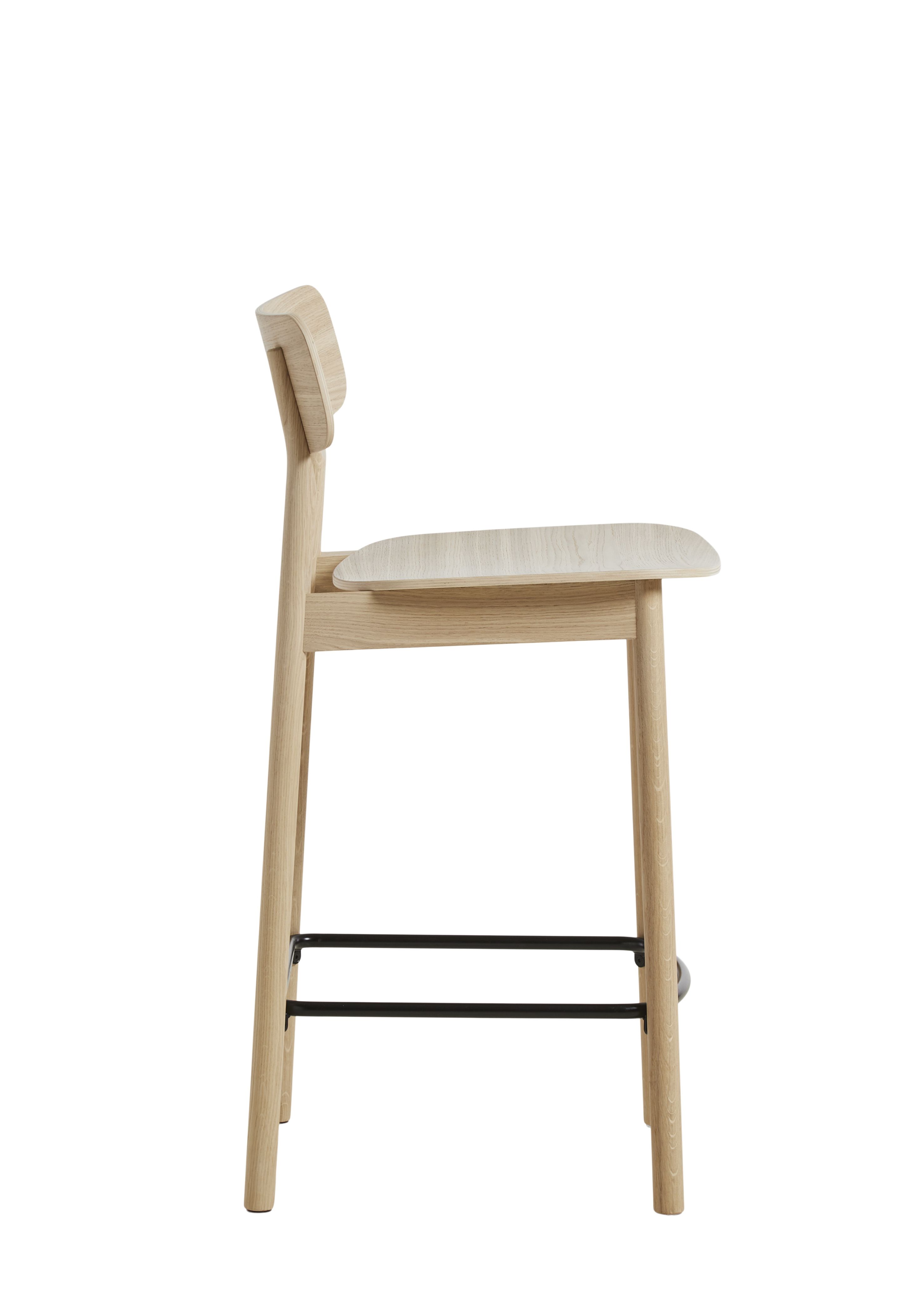 Soma Counter Chair white pigmented oak Woud