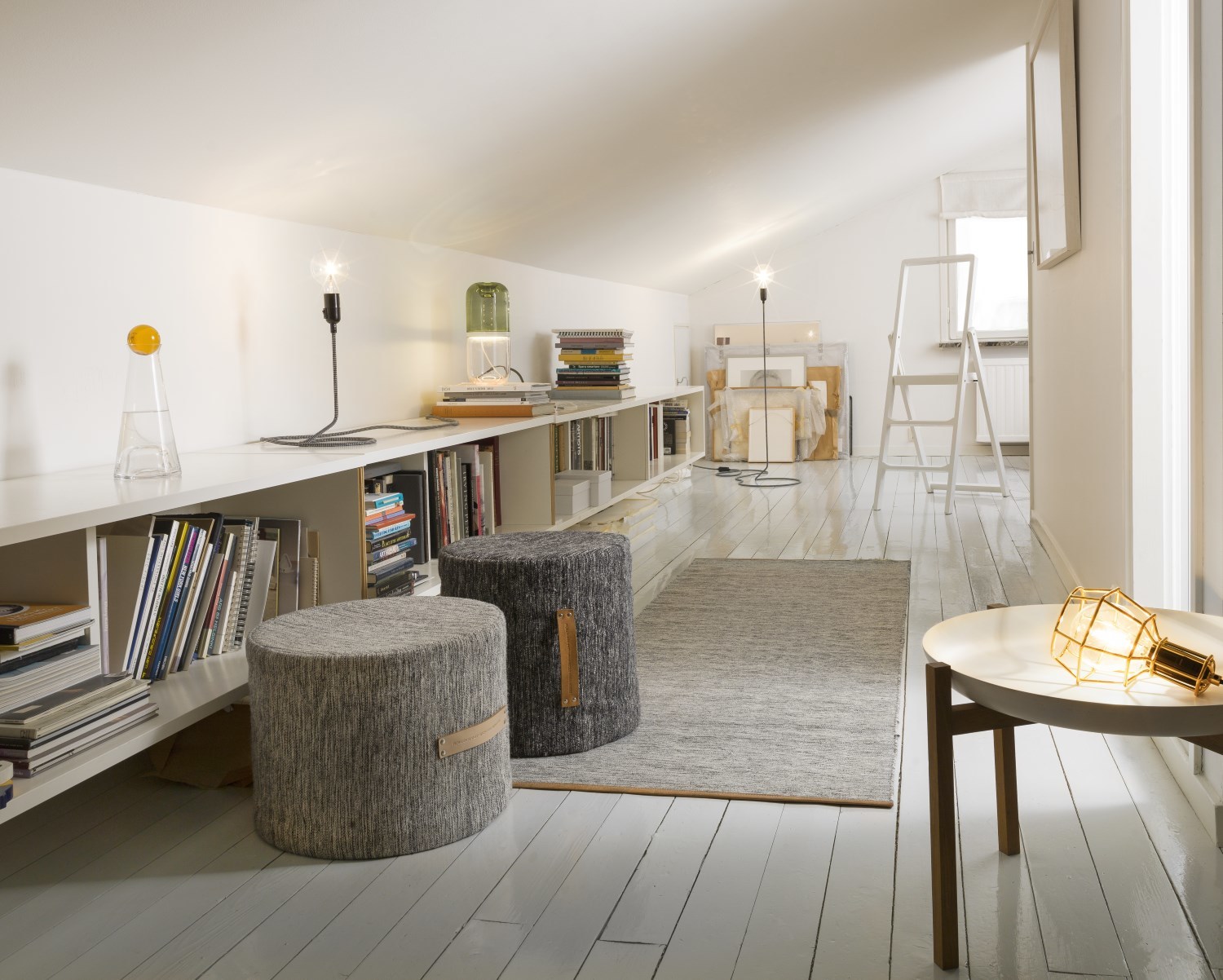 Björk H SINGLE STOOL high LIGHT GREY Design House Stockholm SINGLE PIECES
