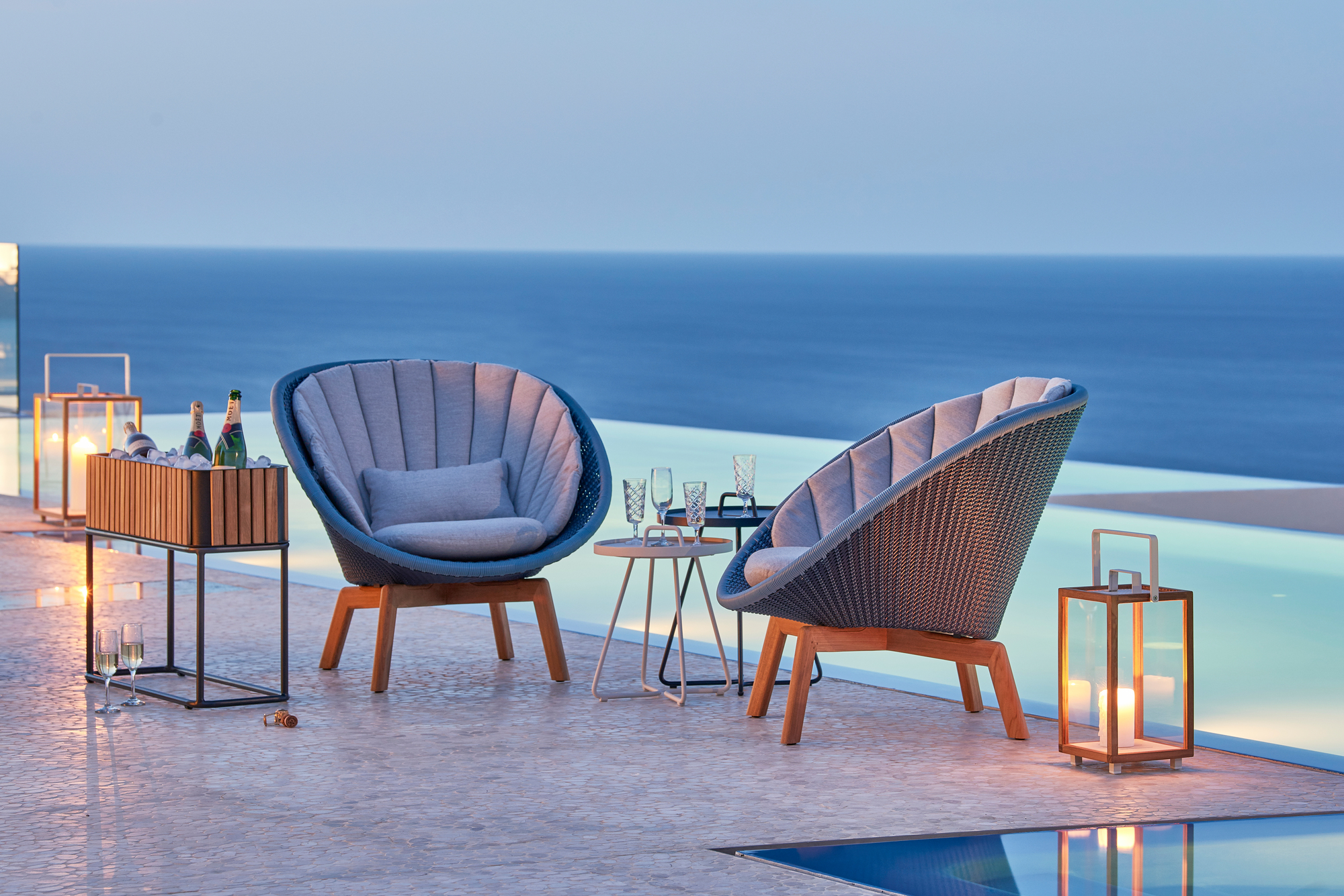 Peacock Outdoor Lounge chair Fiber Cane-Line