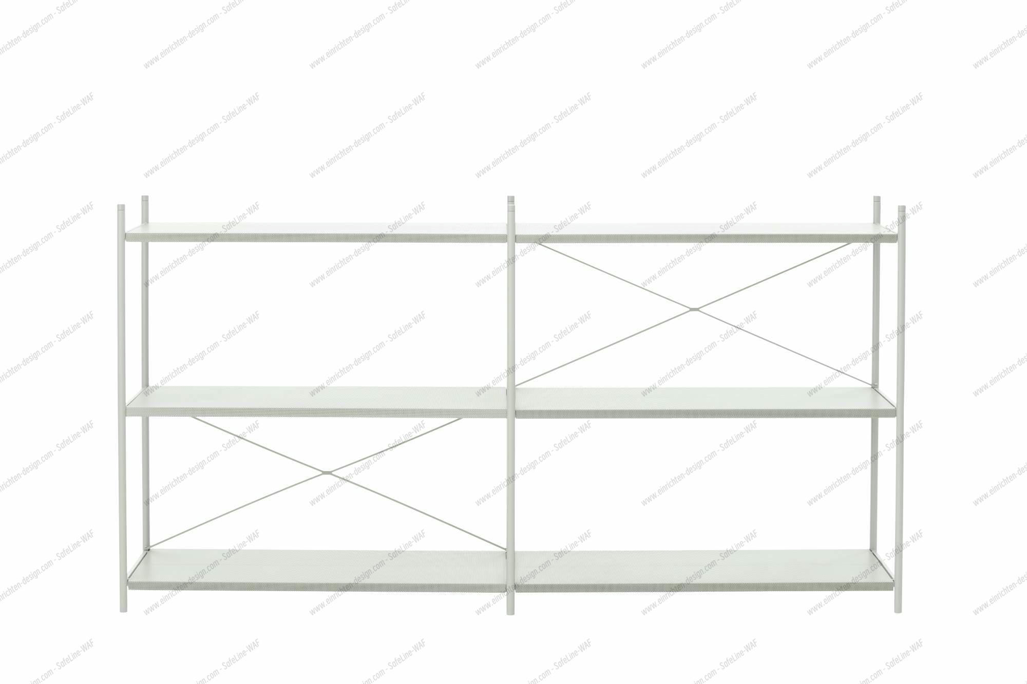 Punctual Shelving System 2x3 Regal Ferm Living-grau