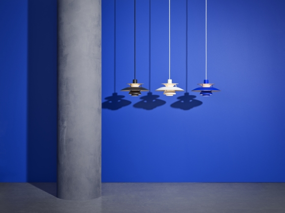 PH 5 Mini Monochrome Pendant light Louis Poulsen Burgundy