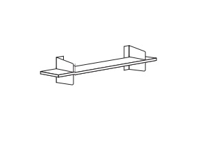 1/ B 160 cm x H 27 cm