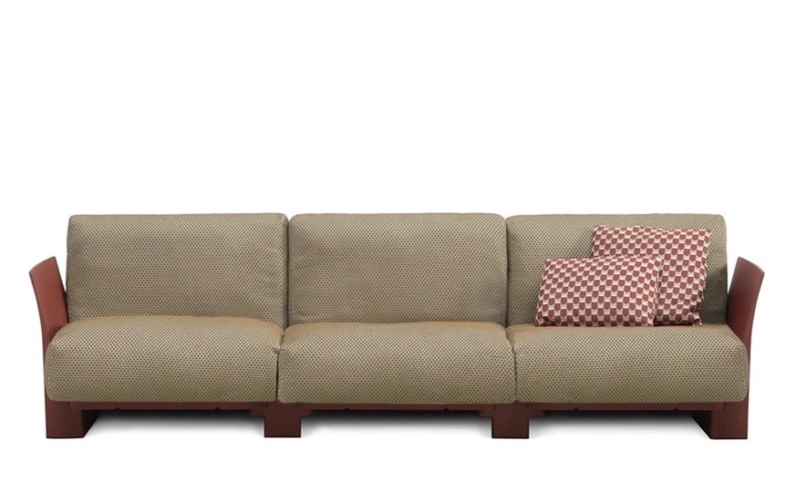 Pop Outdoor Monoblock Sofa 3-seater Kartell