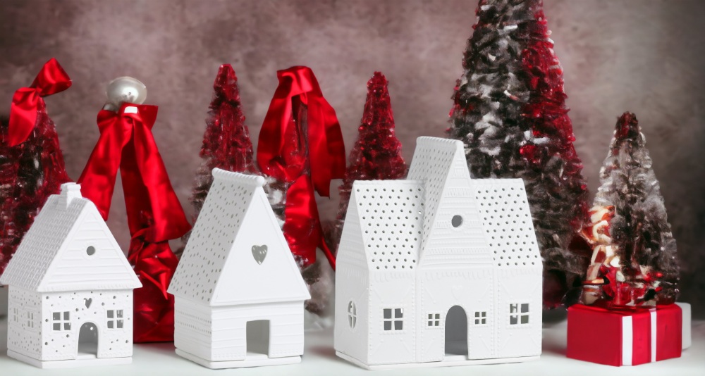 Home Light House Assortment Set of 3 Gingerbread Räder
