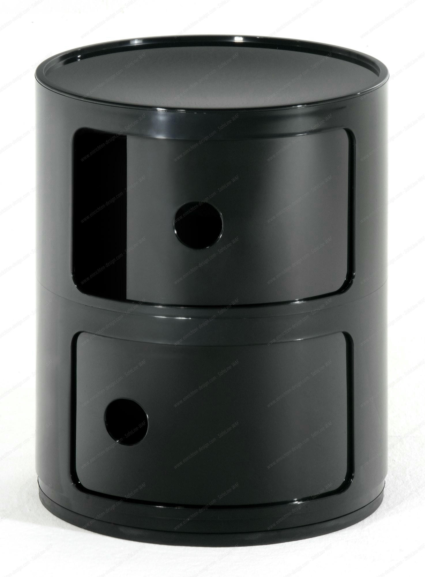 Componibili 4966 2-er Element Kartell-schwarz