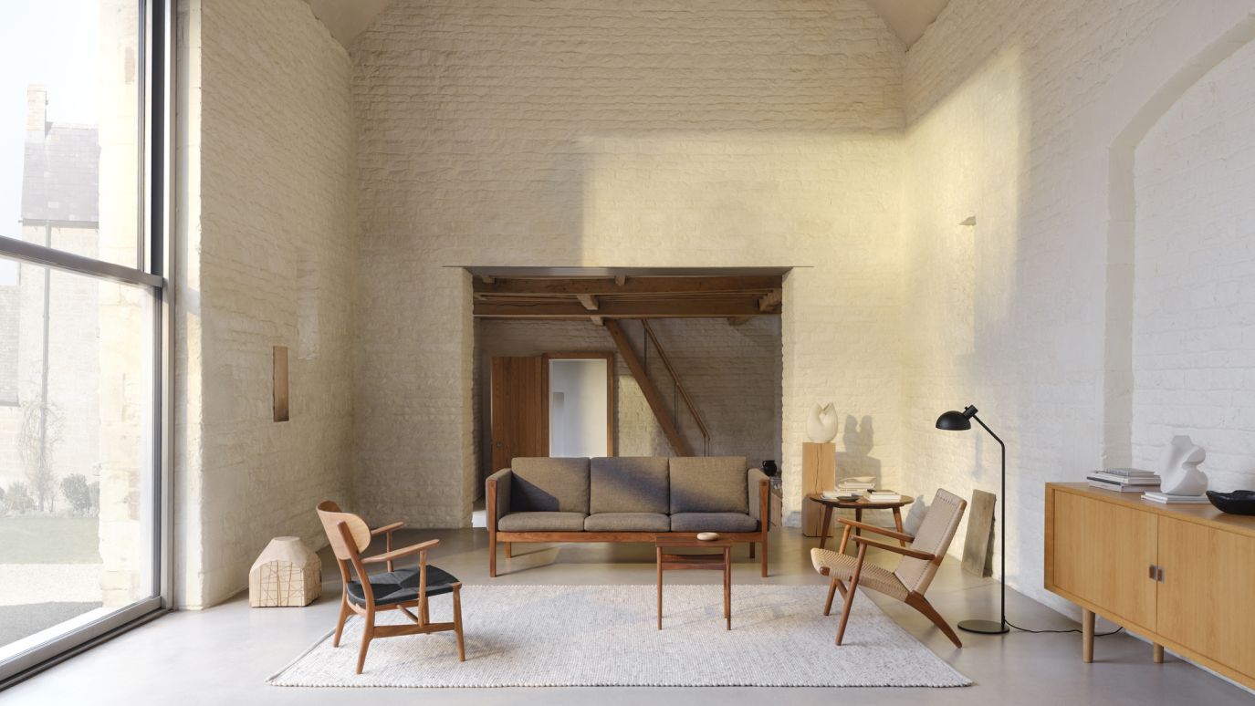 CH004 Nesting Tables Side Tables Set of 3 Carl Hansen & Søn 