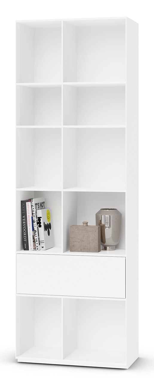 Nex Pur shelf with drawer and open Piure QUICK SHIP   