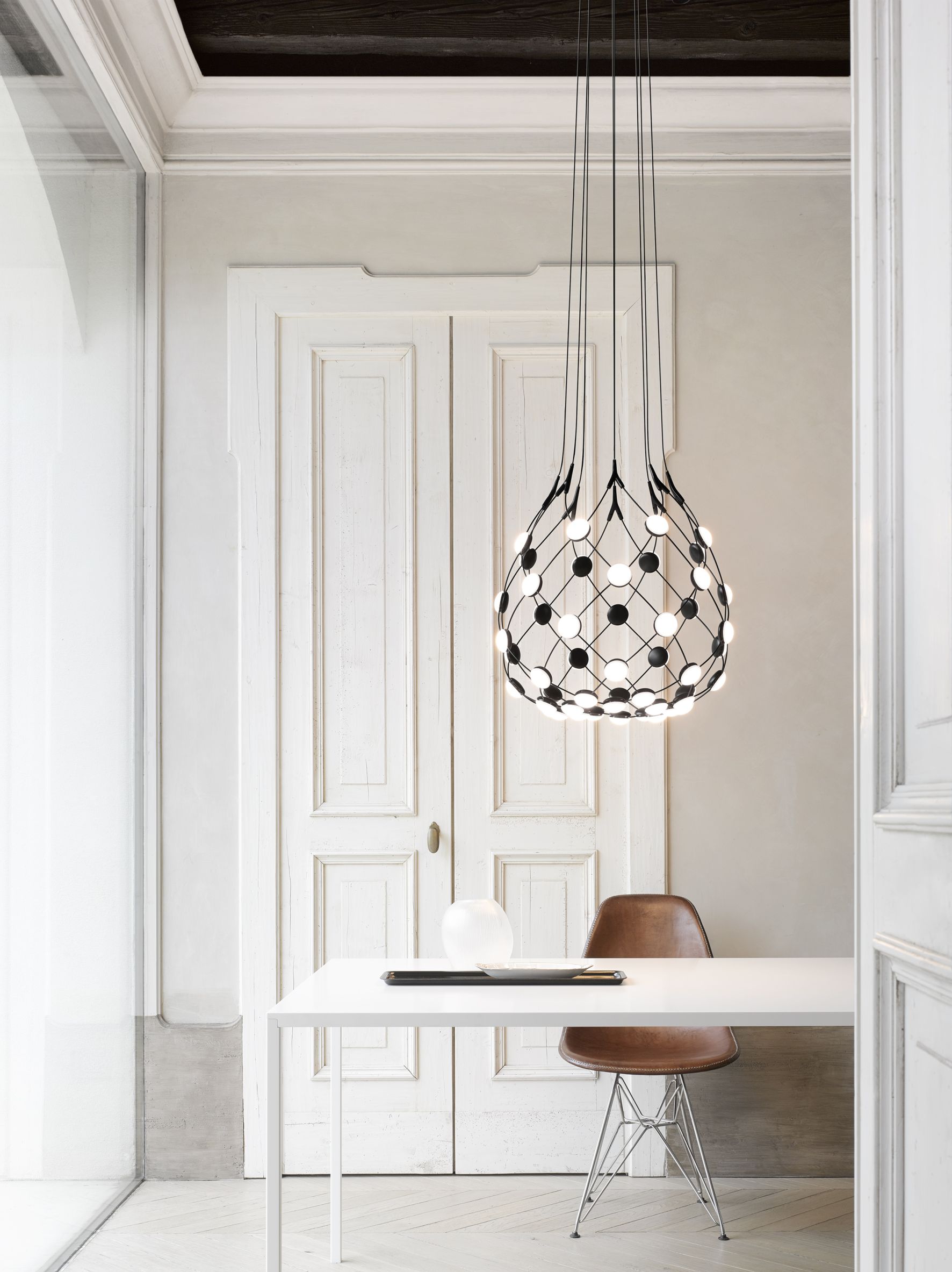 D86 Mesh Ceiling lamp Ø55cm - Cable length 1m Luceplan