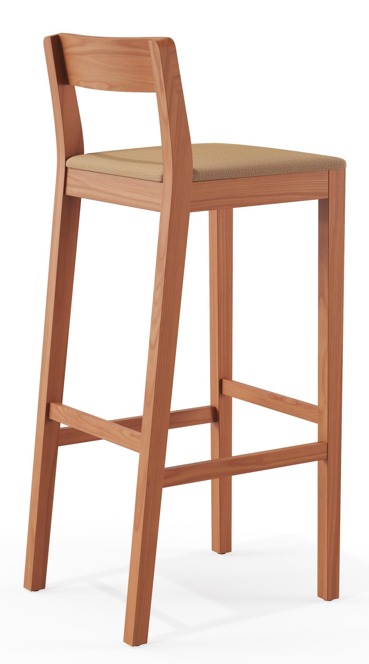 Sit Wood Bar Stool with Seat Cushion Zeitraum Sit Wood Bar Stool with Seat Cushion Zeitraum