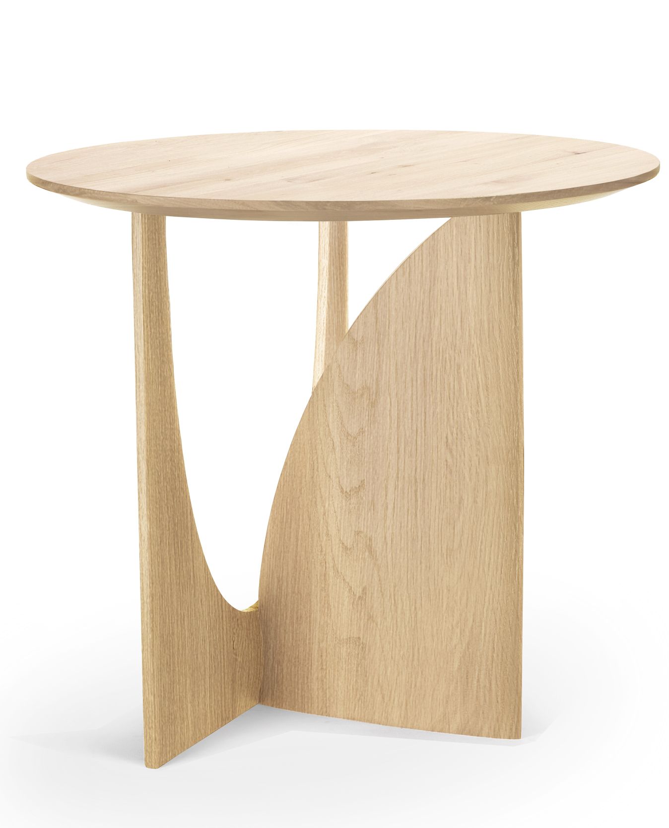 Geometric Side Table oak Ethnicraft