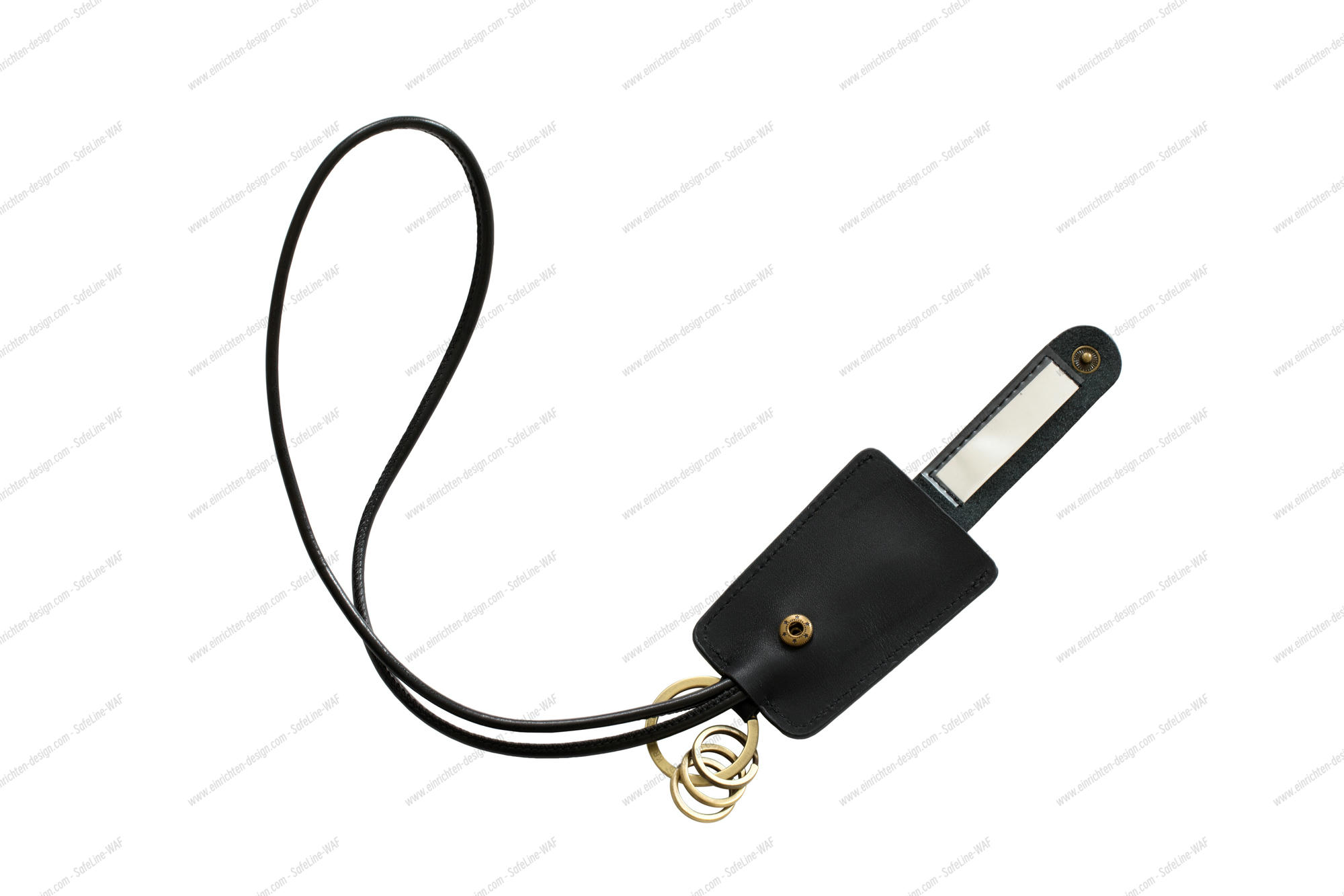 cCHAIN Key hanger with USB cable Kreafunk black SINGLE PIECES