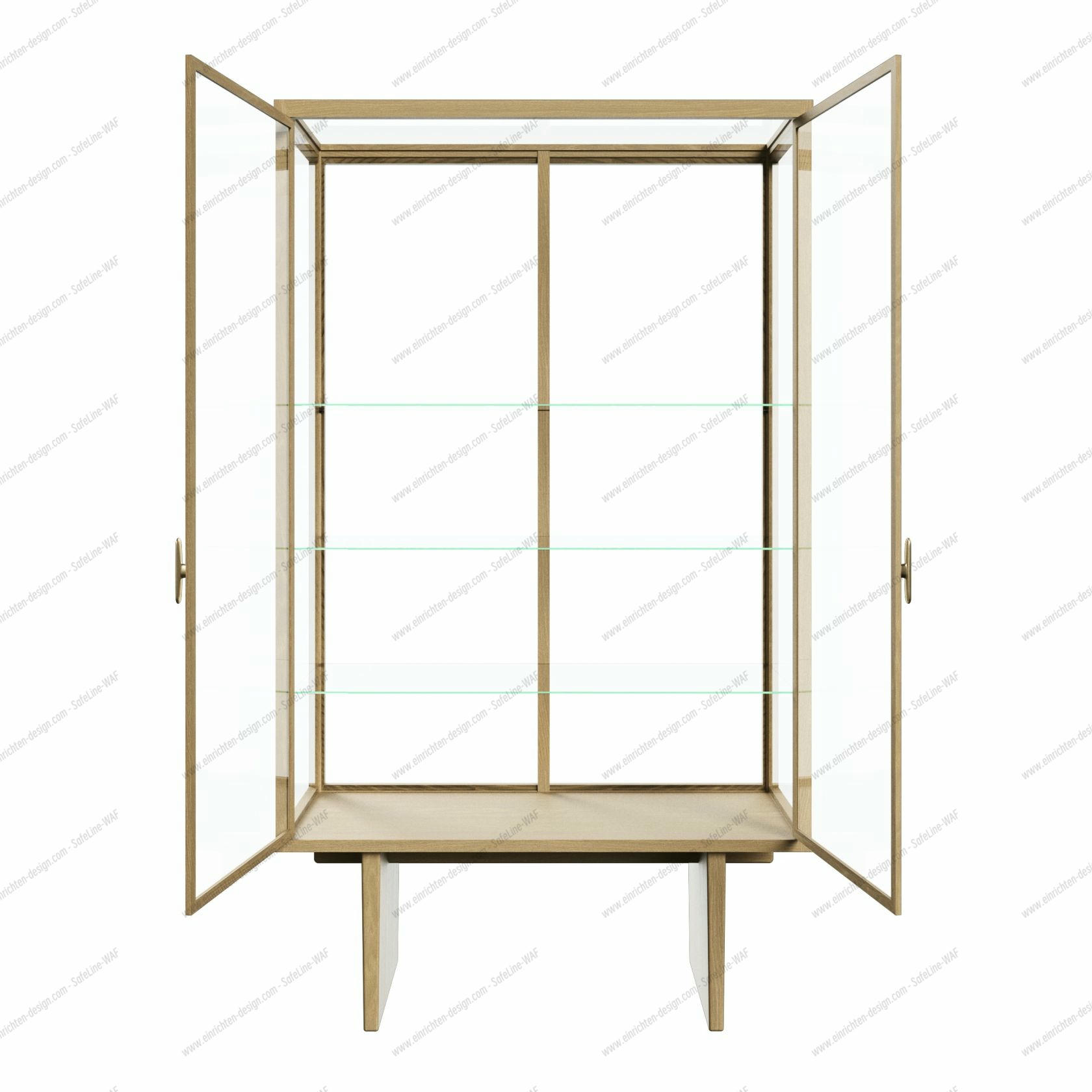 Private Display Case Light Stained Oak Veneer Gubi