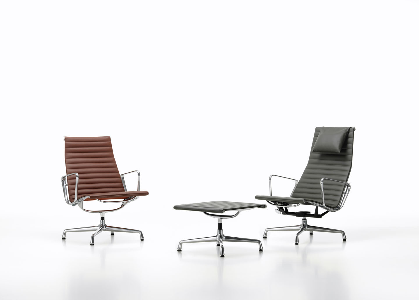 Aluminium Chair EA124 / EA 124 Armchair Vitra
