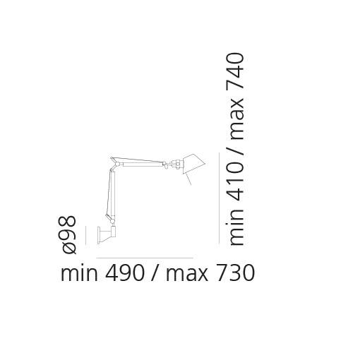 Tolomeo Micro Wall Wall or Ceiling Light Artemide