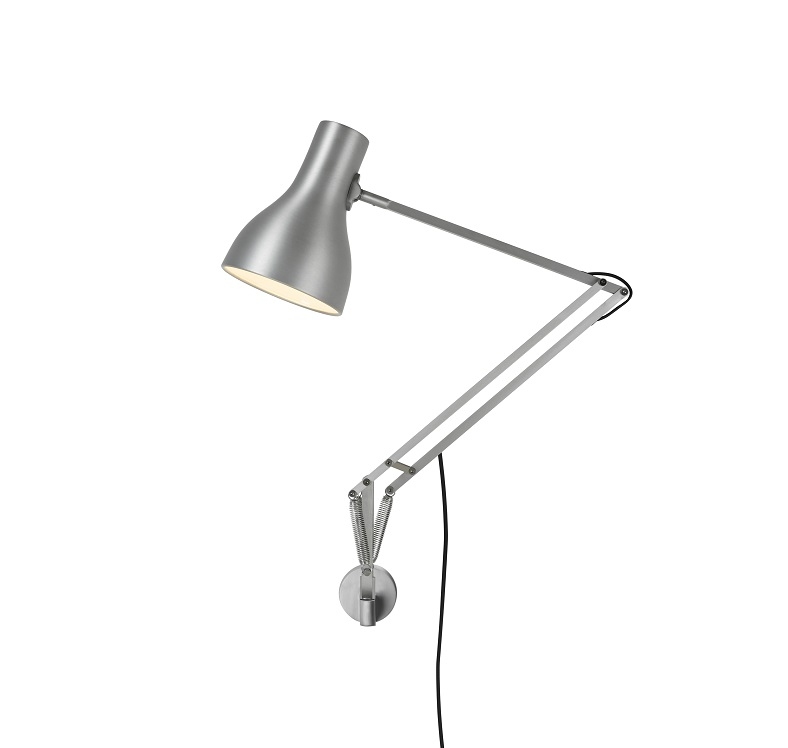 Type 75 Wall mounted lamp Anglepoise Silver