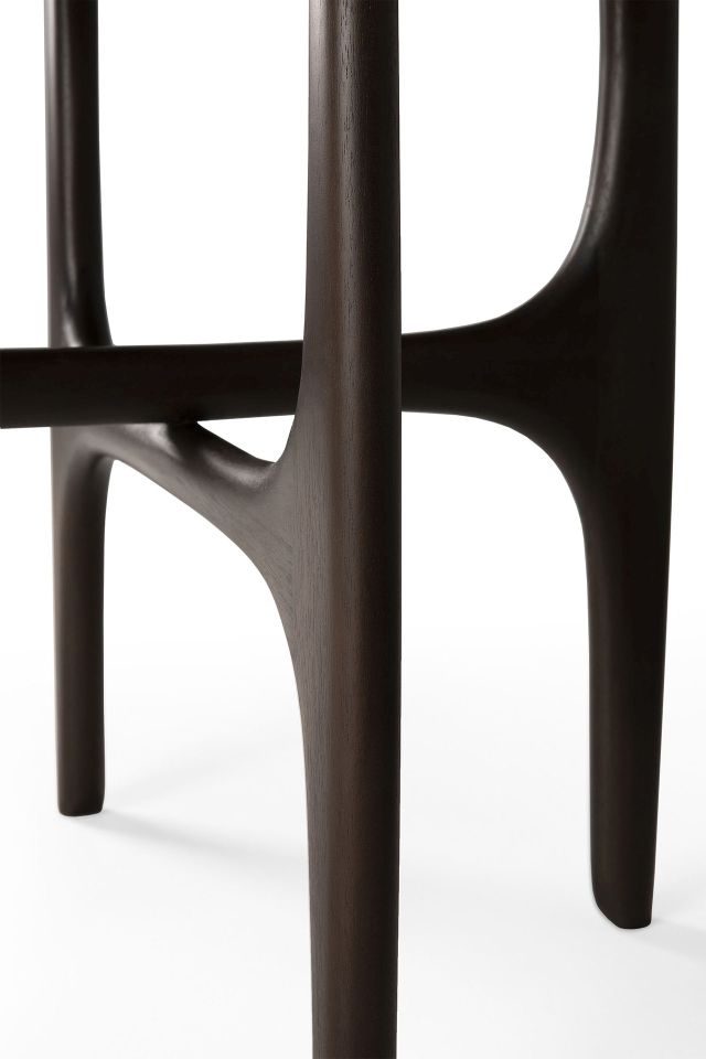 PI Side Table Mahogany Dark Brown Lacquered Ethnicraft