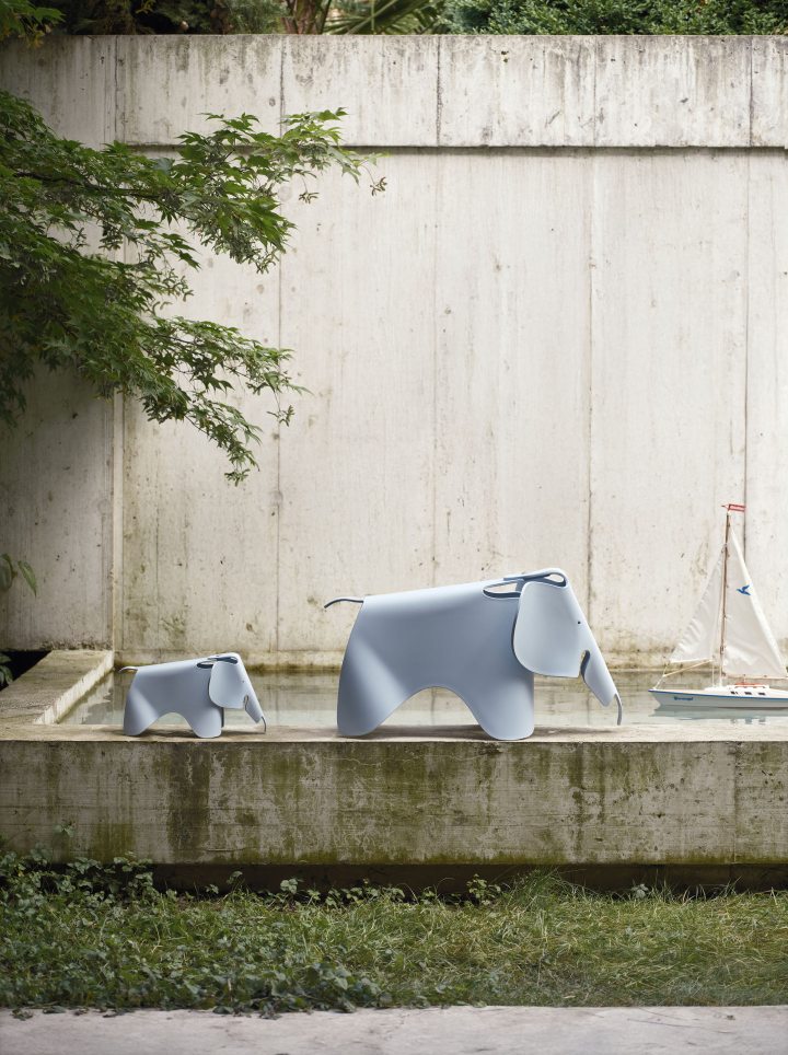 Eames Elephant Stool RE Vitra canary yellow
