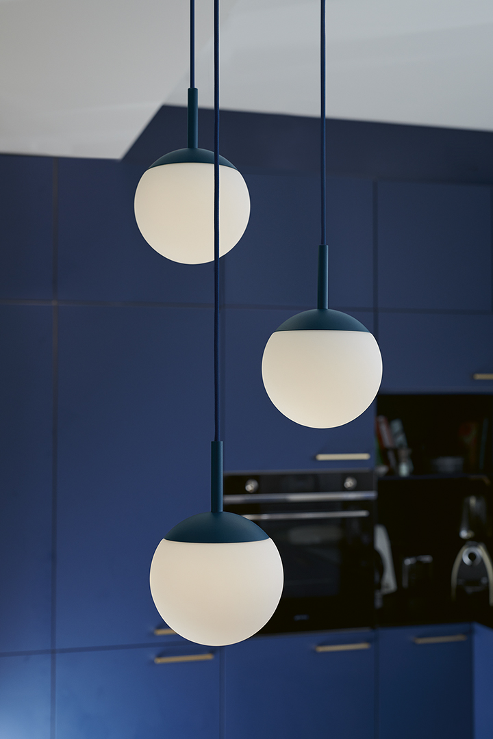 Mooon Triple Suspension Ø 15 cm pendant light Fermob Mooon Triple Suspension Ø 15 cm pendant light Fermob