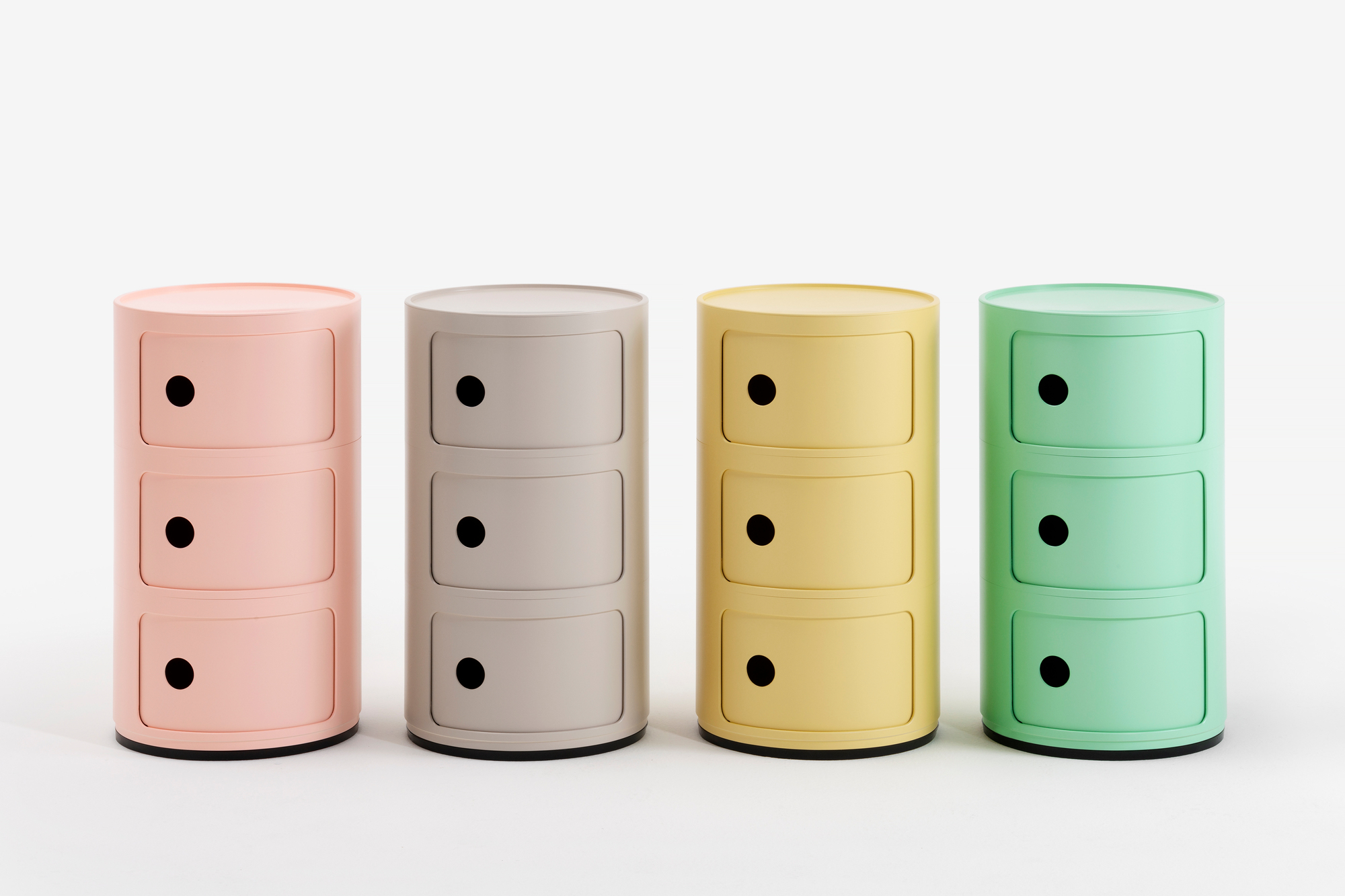 Componibili BIO 5970 3-piece element GREEN Kartell SINGLE PIECES