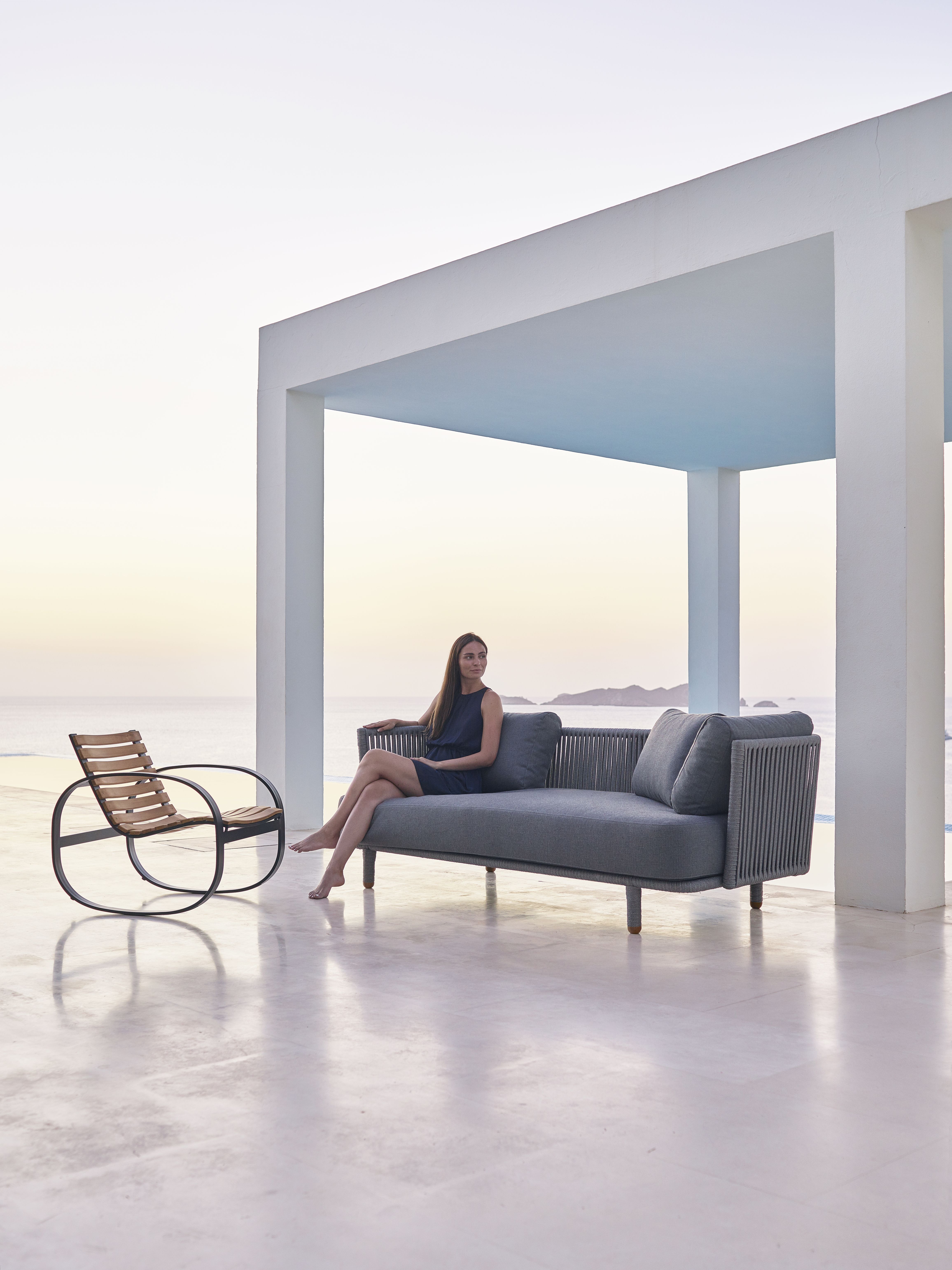 Parc Rocking Chair Cane-Line