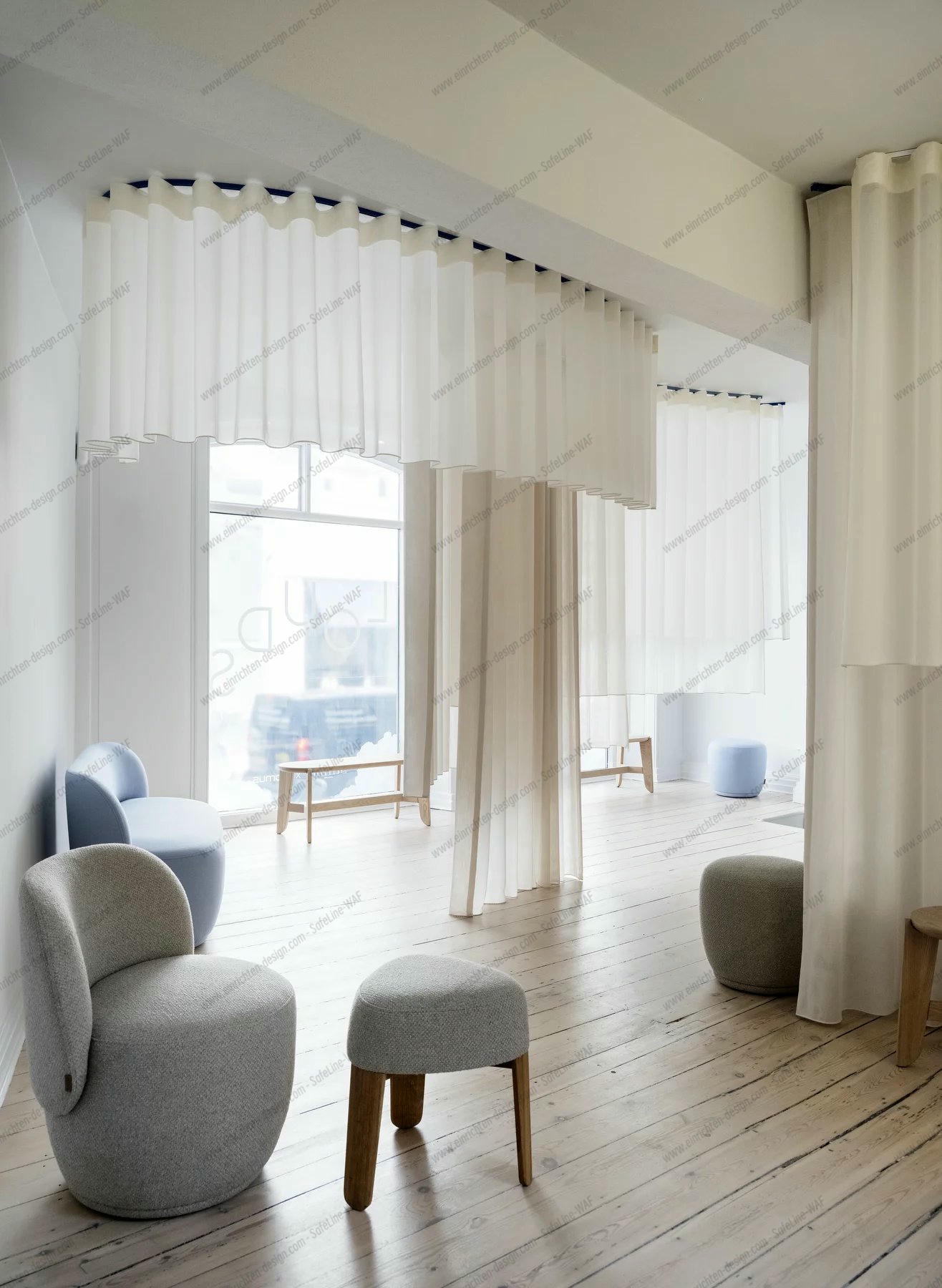 Kuon 2-seater sofa Blomus Boucla - Shitake 