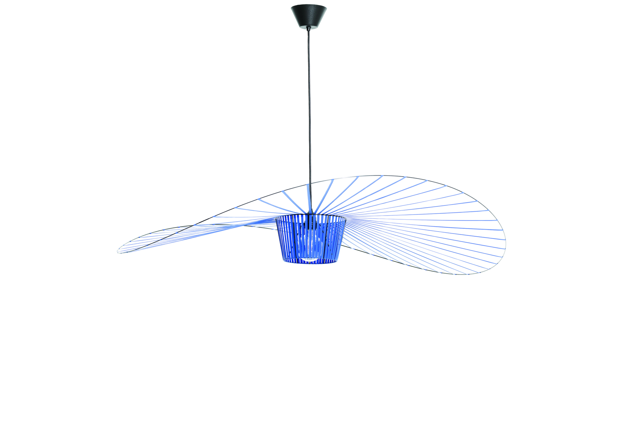 Vertigo Pendant Light Medium Cobalt Blue Petite Friture