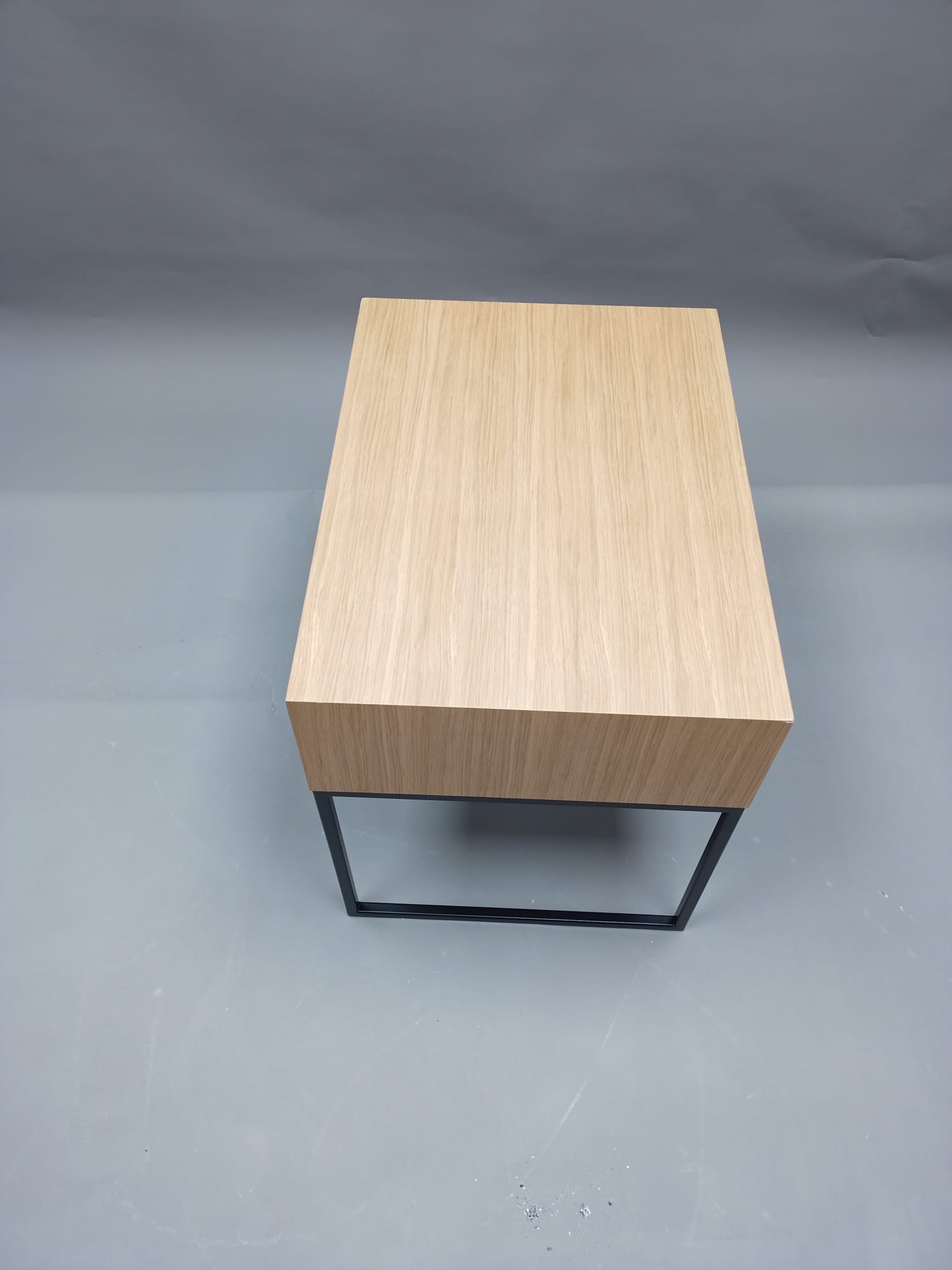 Dina side table, natural oak, Jan Kurtz, defective copy 