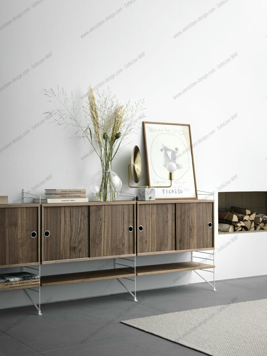 Single Unit Shelf W 78 cm Pack of 3 String Furniture 