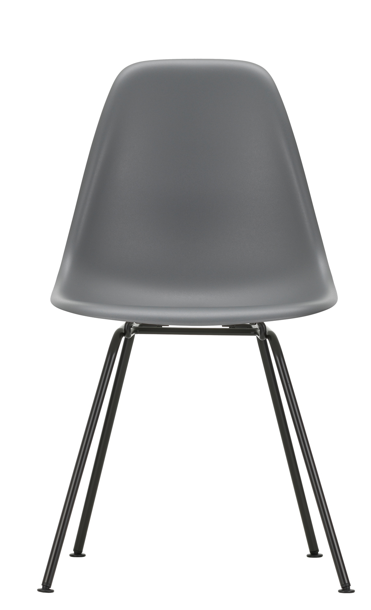 Eames Plastic Side Chair DSX Chair Vitra Colours 2019 Black - Granite grey