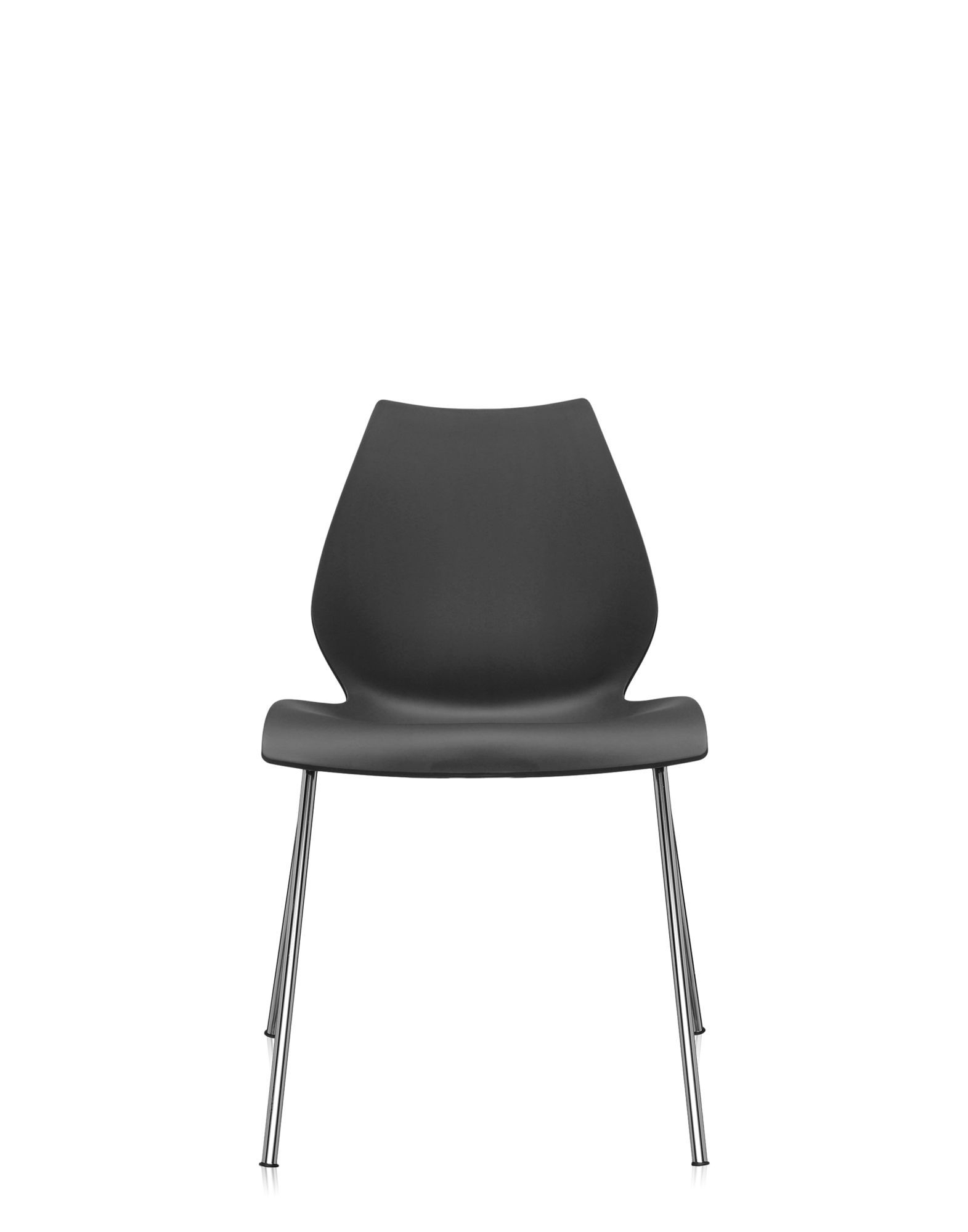 Maui Chair without Armrests Kartell Anthracite