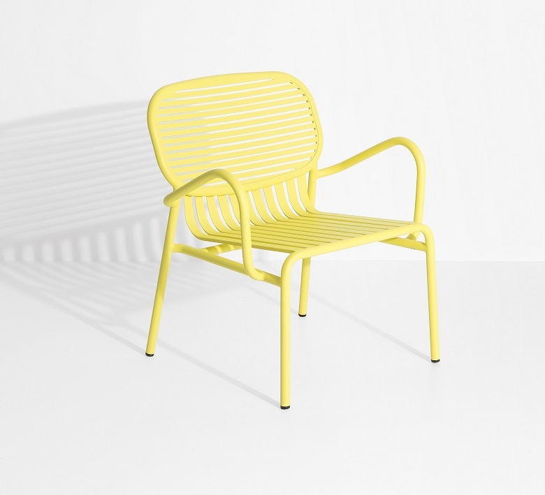Week-End Garden Armchair Petite Friture Yellow