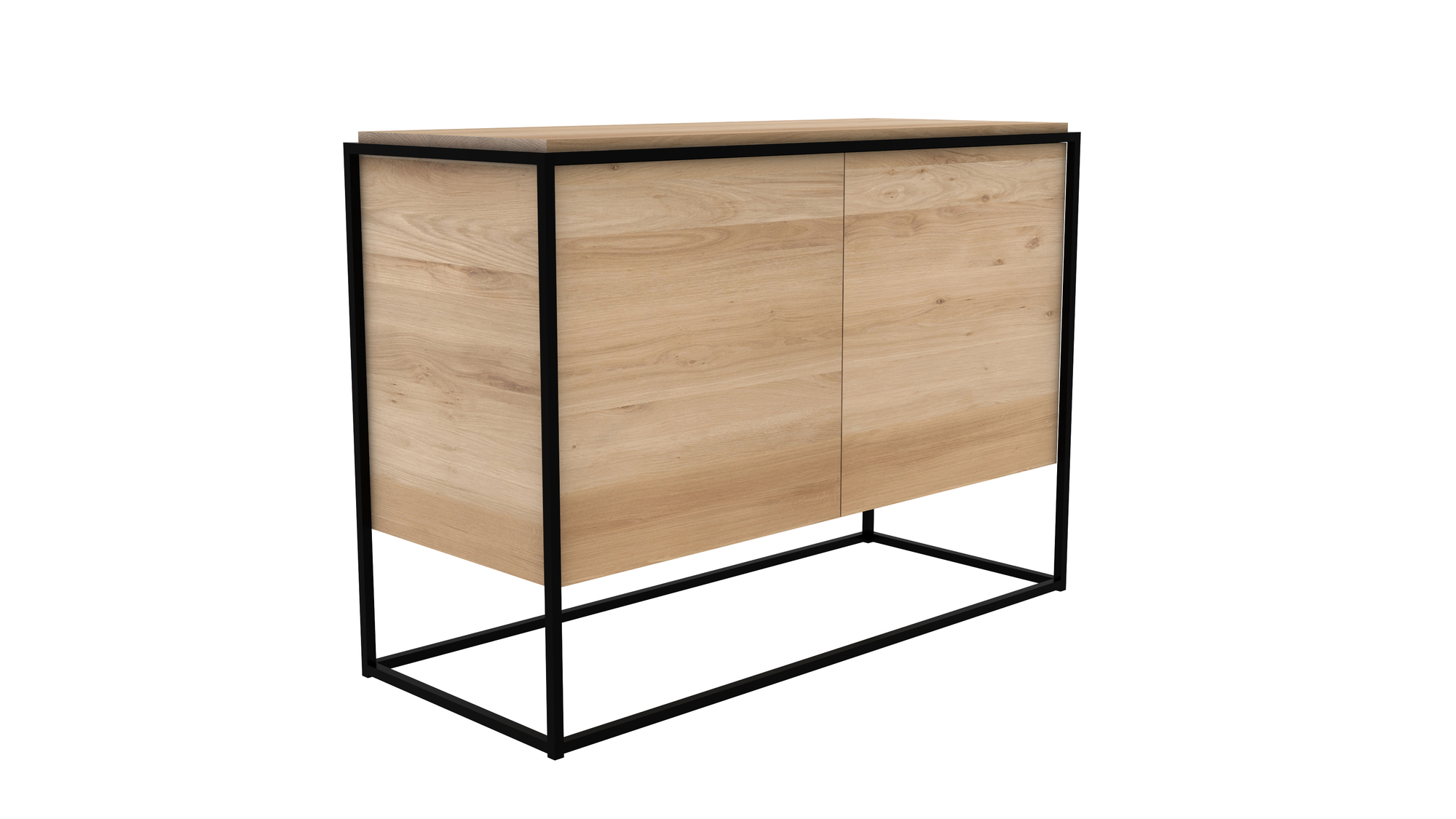 Monolit sideboard oak black frame Ethnicraft