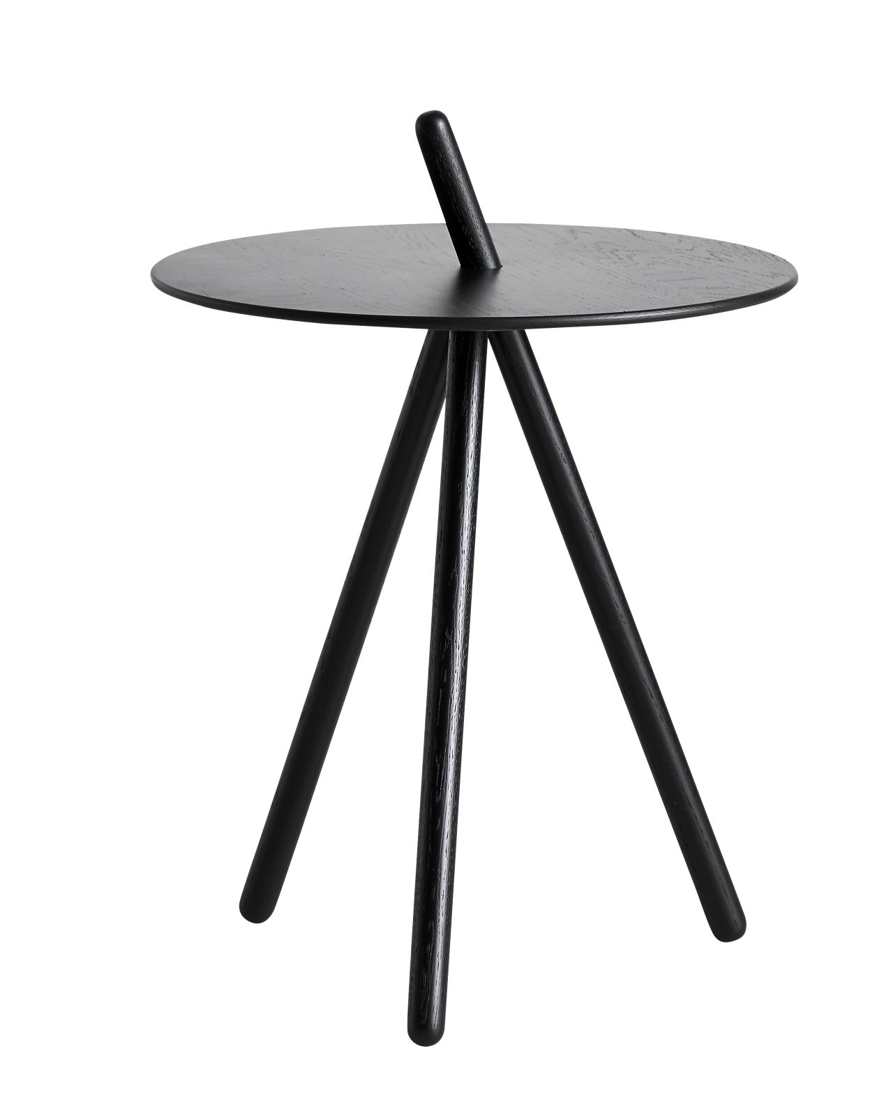 Come Here Side Table black  Woud