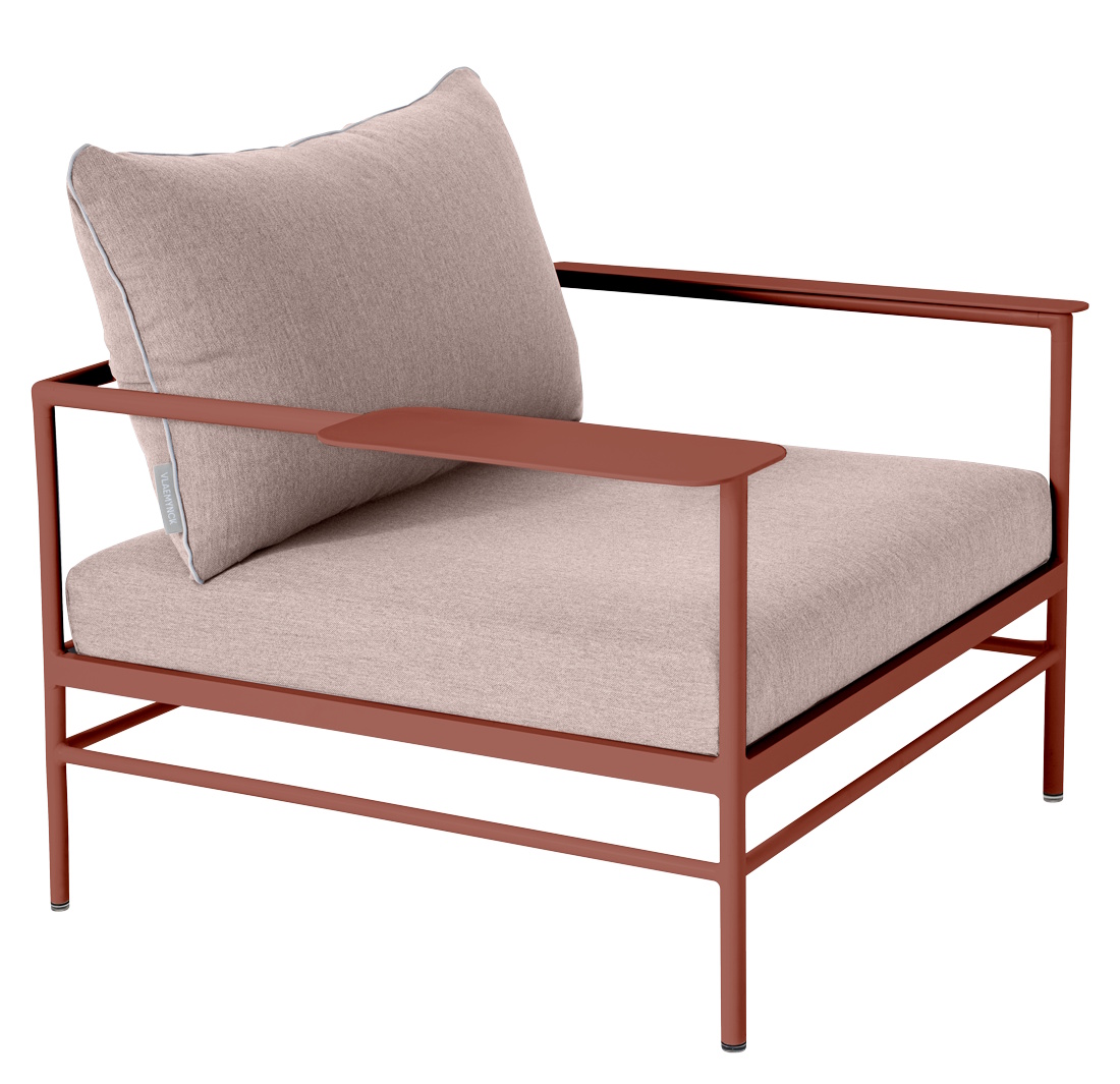 Rivage lounge chair with armrests Outdoor Fermob