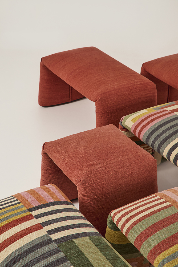 Folded Colors Bench Bench Nanimarquina