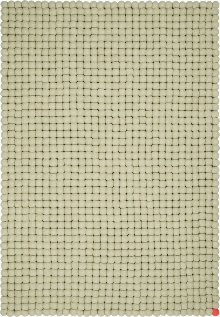 Big One Rectangular Felt carpet 180 x 260 cm myfelt Green beige