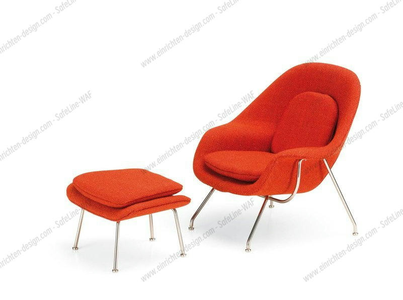 MINIATUR Womb Chair & Ottoman Vitra