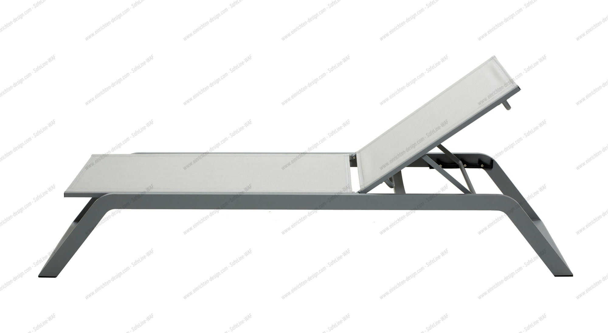 Siesta Outdoor Sun lounger Cane-Line light gray