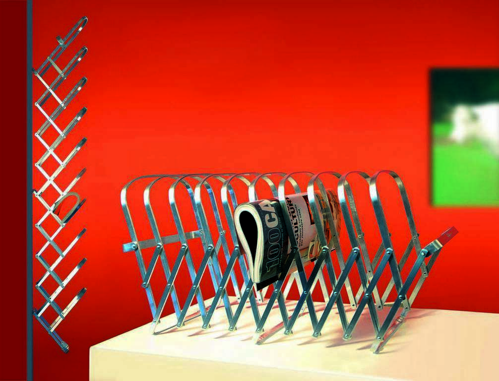 Collator news rack Radius