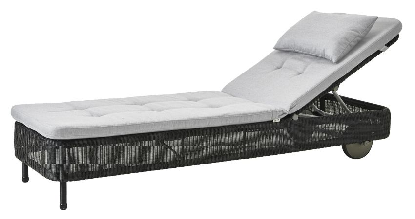 Presley Outdoor Cushion set for Sun lounger Cane-Line light gray