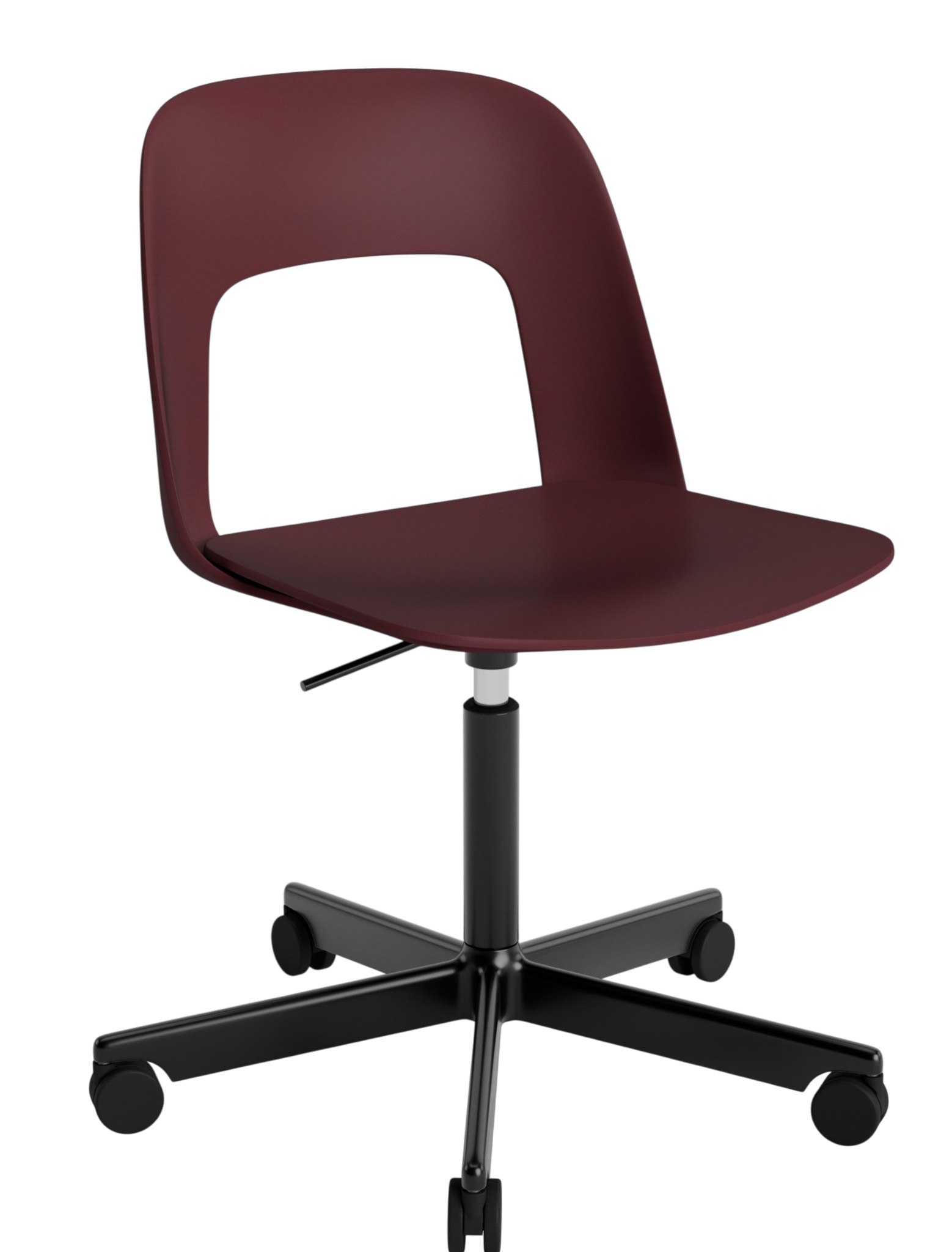 Layout Side Chair 141 5-star swivel base chair Hay   